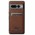 For Google Pixel 10 Pro XL Suteni H16 Litchi Texture Leather Detachable Wallet Back Phone Case(Brown) - 1
