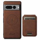 For Google Pixel 10 Pro XL Suteni H16 Litchi Texture Leather Detachable Wallet Back Phone Case(Brown) - 2