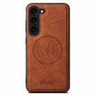 For Samsung Galaxy S24+ 5G Suteni H16 Litchi Texture Leather Detachable Wallet Back Phone Case(Khaki) - 2