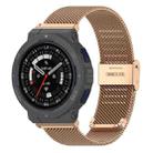 For Amazfit Active Edge A2212 Milan Mesh Single Buckle Watch Band(Rose Gold) - 1