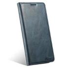 For iPhone 15 Pro Max Suteni J02 Oil Wax Wallet Leather Phone Case(Blue) - 2