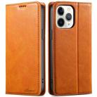 For iPhone 11 Pro Suteni J02 Oil Wax Wallet Leather Phone Case(Khaki) - 1