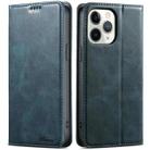 For iPhone 11 Pro Suteni J02 Oil Wax Wallet Leather Phone Case(Blue) - 1