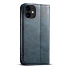 For iPhone 11 Pro Suteni J02 Oil Wax Wallet Leather Phone Case(Blue) - 3