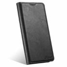 For iPhone XS Max Suteni J02 Oil Wax Wallet Leather Phone Case(Black) - 2