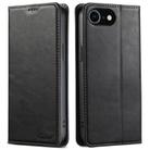 For iPhone 7 / 8 / SE 2022 Suteni J02 Oil Wax Wallet Leather Phone Case(Black) - 1