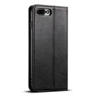 For iPhone 7 / 8 / SE 2022 Suteni J02 Oil Wax Wallet Leather Phone Case(Black) - 3