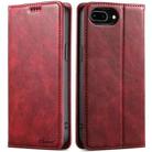 For iPhone 7 Plus / 8 Plus Suteni J02 Oil Wax Wallet Leather Phone Case(Red) - 1