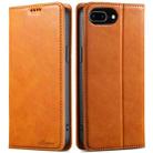 For iPhone 7 Plus / 8 Plus Suteni J02 Oil Wax Wallet Leather Phone Case(Khaki) - 1