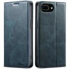 For iPhone 7 Plus / 8 Plus Suteni J02 Oil Wax Wallet Leather Phone Case(Blue) - 1