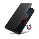 For iPhone 16 Suteni J02 Oil Wax Wallet Leather Phone Case(Black) - 3