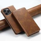 For iPhone 16 Pro Suteni J02 Oil Wax Wallet Leather Phone Case(Brown) - 1