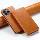 For iPhone 16 Pro Suteni J02 Oil Wax Wallet Leather Phone Case(Khaki) - 1