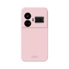 For Realme GT5 MOFI Qin Series Skin Feel All-inclusive PC Phone Case(Pink) - 1