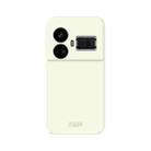 For Realme GT5 MOFI Qin Series Skin Feel All-inclusive PC Phone Case(Beige) - 1