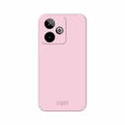 For Realme GT 7 Global MOFI Qin Series Skin Feel All-inclusive PC Phone Case(Pink) - 1