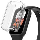 For Xiaomi Smart Band 8 Active Full Package TPU Electroplated Watch Protective Case(Transparent) - 1