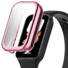 For Redmi Band 2 Full Package TPU Electroplated Watch Protective Case(Pink) - 1