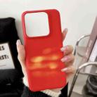 For Xiaomi 14 Heat Sensitive PC Protective Phone Case(Red) - 1