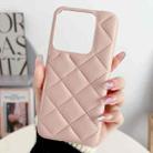 For Xiaomi 14 Rhombus All-inclusive Shockproof Phone Case(Rose Gold) - 1