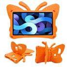 For Samsung Galaxy Tab A9 8.7 X110/X115 Butterfly Bracket Kids EVA Shockproof Tablet Case(Orange) - 1