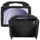 For Samsung Galaxy Tab A9+ 10.95 2023 Thumb Bracket EVA Shockproof Tablet Case(Black) - 1