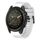 For Garmin Tactix 7 AMOLED Quick Release 26mm Silicone Watch Band(White) - 1