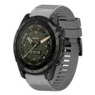 For Garmin Tactix 7 AMOLED Quick Release 26mm Silicone Watch Band(Grey) - 1