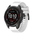 For Garmin Epix Pro 51mm Quick Release 26mm Silicone Watch Band(White) - 1