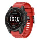 For Garmin Epix Pro 51mm Quick Release 26mm Silicone Watch Band(Red) - 1