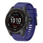 For Garmin Epix Pro 51mm Quick Release 26mm Silicone Watch Band(Midnight Blue) - 1