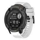 For Garmin Instinct 2X Solar Quick Release 26mm Silicone Watch Band(White) - 1