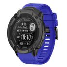 For Garmin Instinct 2X Solar Quick Release 26mm Silicone Watch Band(Dark Blue) - 1