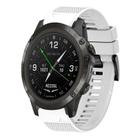 For Garmin D2 Delta PX Quick Release 26mm Silicone Watch Band(White) - 1