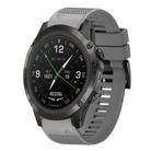 For Garmin D2 Delta PX Quick Release 26mm Silicone Watch Band(Grey) - 1