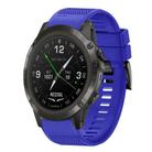 For Garmin D2 Delta PX Quick Release 26mm Silicone Watch Band(Dark Blue) - 1