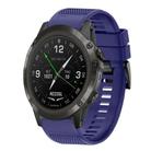 For Garmin D2 Delta PX Quick Release 26mm Silicone Watch Band(Midnight Blue) - 1