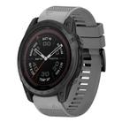 For Garmin Tactix 7 Pro Quick Release 26mm Silicone Watch Band(Grey) - 1
