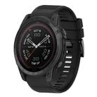 For Garmin Tactix 7 Quick Release 26mm Silicone Watch Band(Black) - 1