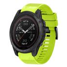 For Garmin Tactix 7 Quick Release 26mm Silicone Watch Band(Lime Green) - 1