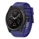 For Garmin Tactix 7 Quick Release 26mm Silicone Watch Band(Midnight Blue) - 1