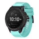 For Garmin Tactix Delta Quick Release 26mm Silicone Watch Band(Mint Green) - 1