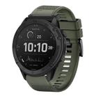 For Garmin Tactix Delta Quick Release 26mm Silicone Watch Band(Army Green) - 1