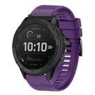 For Garmin Tactix Delta Quick Release 26mm Silicone Watch Band(Purple) - 1