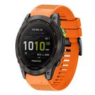 For Garmin Enduro 2 Quick Release 26mm Silicone Watch Band(Orange) - 1