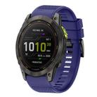 For Garmin Enduro 2 Quick Release 26mm Silicone Watch Band(Midnight Blue) - 1