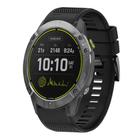 For Garmin Enduro Quick Release 26mm Silicone Watch Band(Black) - 1