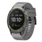 For Garmin Enduro Quick Release 26mm Silicone Watch Band(Grey) - 1