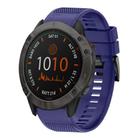 For Garmin Fenix 6X Pro Quick Release 26mm Silicone Watch Band(Midnight Blue) - 1
