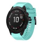 For Garmin Fenix 6X Sapphire Quick Release 26mm Silicone Watch Band(Mint Green) - 1